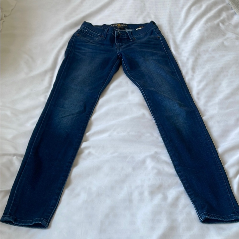 Lucky Brand Blue Straight Leg Jegging